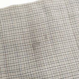 JURGEN LEHL J0121ESF30 コットンシルク インド製 大判 チェック ストール グレー ブラウン レディース ヨーガンレール【中古】5-0723M◎