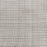 JURGEN LEHL J0121ESF30 コットンシルク インド製 大判 チェック ストール グレー ブラウン レディース ヨーガンレール【中古】5-0723M◎