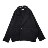 babaghuri ハーフコート ブルゾン ショート コート ブラック レディース ババグーリ【中古】5-1102T∞