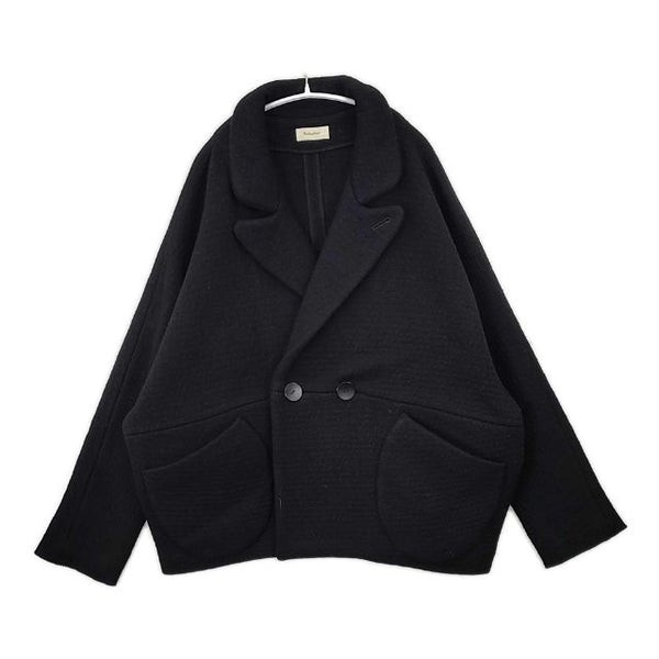 babaghuri ハーフコート ブルゾン ショート コート ブラック レディース ババグーリ【中古】5-1102T∞