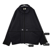 babaghuri ハーフコート ブルゾン ショート コート ブラック レディース ババグーリ【中古】5-1102T∞