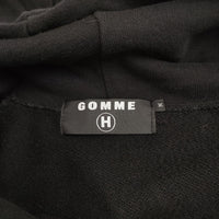 gomme HOMME コットン 日本製 HH-T35-192 サイズM スウェット ジップアップ パーカー ブラック メンズ ゴムオム【中古】5-0506M♪