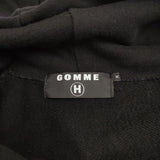 gomme HOMME コットン 日本製 HH-T35-192 サイズM スウェット ジップアップ パーカー ブラック メンズ ゴムオム【中古】5-0506M♪