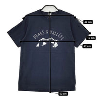ENDS and MEANS S 34-36 プリント 半袖Ｔシャツ カットソー ネイビー レディース エンズアンドミーンズ【中古】5-0528S∞