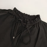 Spick and Span ハイブリットフリルカラーボリュームスリーブブラウス 定価16500円 ブラウス シャツ 23AW ブラック レディース スピックアンドスパン【中古】5-0810M∞
