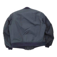 CIOTA 新品 24AW MA-1 Flight Jacket フライトジャケット BZLM-120 定価75900円 サイズ6  ブルゾン ネイビー メンズ シオタ【中古】5-0328A◎