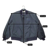 CIOTA 新品 24AW MA-1 Flight Jacket フライトジャケット BZLM-120 定価75900円 サイズ6  ブルゾン ネイビー メンズ シオタ【中古】5-0328A◎