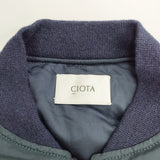 CIOTA 新品 24AW MA-1 Flight Jacket フライトジャケット BZLM-120 定価75900円 サイズ5  ブルゾン ネイビー メンズ シオタ【中古】5-0328A◎#
