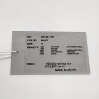 CIOTA 新品 24AW MA-1 Flight Jacket フライトジャケット BZLM-120 定価75900円 サイズ5  ブルゾン ネイビー メンズ シオタ【中古】5-0328A◎#