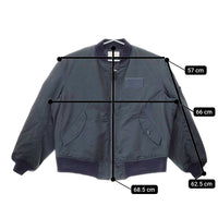 CIOTA 新品 24AW MA-1 Flight Jacket フライトジャケット BZLM-120 定価75900円 サイズ5  ブルゾン ネイビー メンズ シオタ【中古】5-0328A◎#