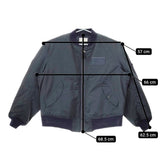 CIOTA 新品 24AW MA-1 Flight Jacket フライトジャケット BZLM-120 定価75900円 サイズ5  ブルゾン ネイビー メンズ シオタ【中古】5-0328A◎#