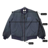 CIOTA 新品 24AW MA-1 Flight Jacket フライトジャケット BZLM-120 定価75900円 サイズ4  ブルゾン ネイビー メンズ シオタ【中古】5-0328A◎