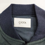 CIOTA 新品 24AW MA-1 Flight Jacket フライトジャケット BZLM-120 定価75900円 サイズ3 ブルゾン ブラック メンズ シオタ【中古】5-0328A◎