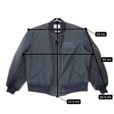CIOTA 新品 24AW MA-1 Flight Jacket フライトジャケット BZLM-120 定価75900円 サイズ3 ブルゾン ブラック メンズ シオタ【中古】5-0328A◎