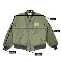 CIOTA 新品 24AW MA-1 Flight Jacket フライトジャケット BZLM-120 定価75900円 サイズ3 ブルゾン カーキ メンズ シオタ【中古】5-0328A◎