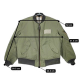 CIOTA 新品 24AW MA-1 Flight Jacket フライトジャケット BZLM-120 定価75900円 サイズ3 ブルゾン カーキ メンズ シオタ【中古】5-0328A◎