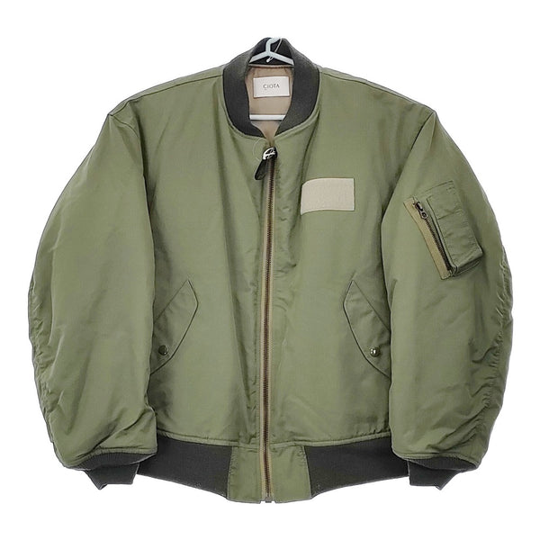 CIOTA 新品 24AW MA-1 Flight Jacket フライトジャケット BZLM-120 定価75900円 サイズ5  ブルゾン カーキ メンズ シオタ【中古】5-0328A◎