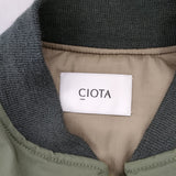 CIOTA 新品 24AW MA-1 Flight Jacket フライトジャケット BZLM-120 定価75900円 サイズ5  ブルゾン カーキ メンズ シオタ【中古】5-0328A◎