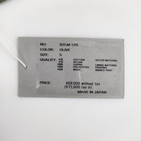 CIOTA 新品 24AW MA-1 Flight Jacket フライトジャケット BZLM-120 定価75900円 サイズ5  ブルゾン カーキ メンズ シオタ【中古】5-0328A◎#