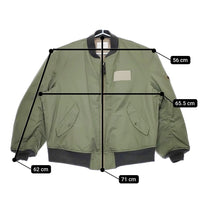 CIOTA 新品 24AW MA-1 Flight Jacket フライトジャケット BZLM-120 定価75900円 サイズ5  ブルゾン カーキ メンズ シオタ【中古】5-0328A◎#