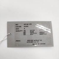 CIOTA 新品 24AW MA-1 Flight Jacket フライトジャケット BZLM-120 定価75900円 サイズ4 ブルゾン カーキ メンズ シオタ【中古】5-0328A◎
