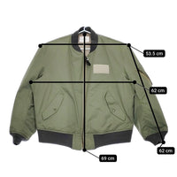 CIOTA 新品 24AW MA-1 Flight Jacket フライトジャケット BZLM-120 定価75900円 サイズ4 ブルゾン カーキ メンズ シオタ【中古】5-0328A◎