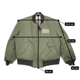CIOTA 新品 24AW MA-1 Flight Jacket フライトジャケット BZLM-120 定価75900円 サイズ4 ブルゾン カーキ メンズ シオタ【中古】5-0328A◎