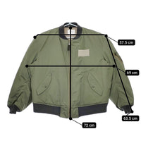 CIOTA 新品 24AW MA-1 Flight Jacket フライトジャケット BZLM-120 定価75900円 サイズ6  ブルゾン カーキ メンズ シオタ【中古】5-0328A◎