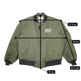 CIOTA 新品 24AW MA-1 Flight Jacket フライトジャケット BZLM-120 定価75900円 サイズ6  ブルゾン カーキ メンズ シオタ【中古】5-0328A◎