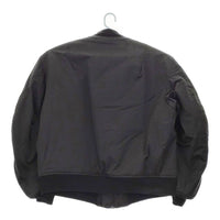 CIOTA 新品 24AW MA-1 Flight Jacket フライトジャケット BZLM-120 定価75900円 サイズ6  ブルゾン ブラック メンズ シオタ【中古】5-0328A◎