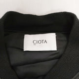 CIOTA 新品 24AW MA-1 Flight Jacket フライトジャケット BZLM-120 定価75900円 サイズ6  ブルゾン ブラック メンズ シオタ【中古】5-0328A◎