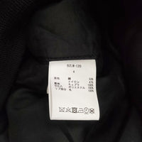 CIOTA 新品 24AW MA-1 Flight Jacket フライトジャケット BZLM-120 定価75900円 サイズ6  ブルゾン ブラック メンズ シオタ【中古】5-0328A◎