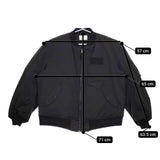 CIOTA 新品 24AW MA-1 Flight Jacket フライトジャケット BZLM-120 定価75900円 サイズ6  ブルゾン ブラック メンズ シオタ【中古】5-0328A◎