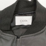CIOTA 新品 24AW MA-1 Flight Jacket フライトジャケット BZLM-120 定価75900円 サイズ3 ブルゾン ブラック メンズ シオタ【中古】5-0328A◎
