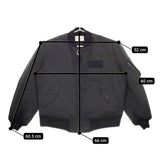 CIOTA 新品 24AW MA-1 Flight Jacket フライトジャケット BZLM-120 定価75900円 サイズ3 ブルゾン ブラック メンズ シオタ【中古】5-0328A◎