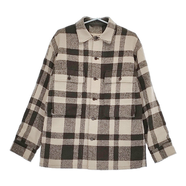 KAPTAIN SUNSHINE 新品 Mill Shirt Jacket シャツジャケット 定価77000円 36 23AW ベージュ メンズ キャプテン サンシャイン【中古】5-0401T♪