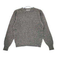 KAPTAIN SUNSHINE 新品 Scottish Lambs Wool Crewneck Pullover 34 ニット 23AW ブラック ホワイト キャプテンサンシャイン【中古】5-0401T♪
