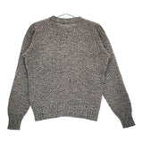 KAPTAIN SUNSHINE 新品 Scottish Lambs Wool Crewneck Pullover 34 ニット 23AW ブラック ホワイト キャプテンサンシャイン【中古】5-0401T♪
