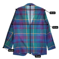 D.C.WHITE 新品 Comfortable Jacket マドラスチェック 定価36300円 50 ジャケット グリーン パープル メンズ ディーシーホワイト【中古】5-0401M♪