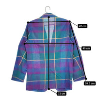 D.C.WHITE 新品 Comfortable Jacket マドラスチェック 定価36300円 44 ジャケット グリーン パープル メンズ ディーシーホワイト【中古】5-0401M♪