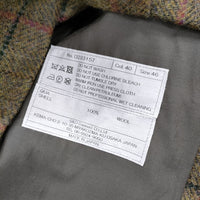 D.C.WHITE 新品 Hacking Jacket ハッキングジャケット ウインドウペン 定価74800円 46 ブラウン メンズ ディーシーホワイト【中古】5-0401T♪