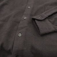 CIOTA 新品 FLANNEL REGULAR COLLAR LONG SLEEVE SHIRT スビンコットンフランネルシャツ 定価39600円 5 グレー メンズ シオタ【中古】5-0401T♪