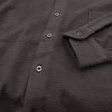 CIOTA 新品 FLANNEL REGULAR COLLAR LONG SLEEVE SHIRT スビンコットンフランネルシャツ 定価39600円 5 グレー メンズ シオタ【中古】5-0401T♪