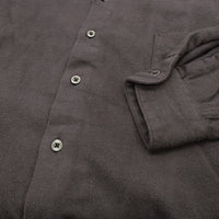 CIOTA 新品 FLANNEL REGULAR COLLAR LONG SLEEVE SHIRT スビンコットンフランネルシャツ 定価39600円 4 グレー メンズ シオタ【中古】5-0401T♪