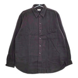 CIOTA 新品 FLANNEL REGULAR COLLAR LONG SLEEVE SHIRT スビンコットンフランネルシャツ 定価39600円 6 グレー メンズ シオタ【中古】5-0401T♪