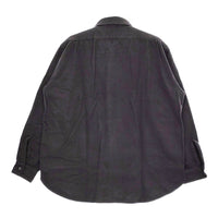 CIOTA 新品 FLANNEL REGULAR COLLAR LONG SLEEVE SHIRT スビンコットンフランネルシャツ 定価39600円 6 グレー メンズ シオタ【中古】5-0401T♪