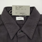 CIOTA 新品 FLANNEL REGULAR COLLAR LONG SLEEVE SHIRT スビンコットンフランネルシャツ 定価39600円 6 グレー メンズ シオタ【中古】5-0401T♪