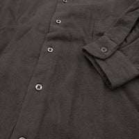 CIOTA 新品 FLANNEL REGULAR COLLAR LONG SLEEVE SHIRT スビンコットンフランネルシャツ 定価39600円 6 グレー メンズ シオタ【中古】5-0401T♪