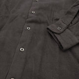 CIOTA 新品 FLANNEL REGULAR COLLAR LONG SLEEVE SHIRT スビンコットンフランネルシャツ 定価39600円 6 グレー メンズ シオタ【中古】5-0401T♪