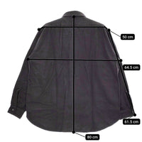 CIOTA 新品 FLANNEL REGULAR COLLAR LONG SLEEVE SHIRT スビンコットンフランネルシャツ 定価39600円 6 グレー メンズ シオタ【中古】5-0401T♪